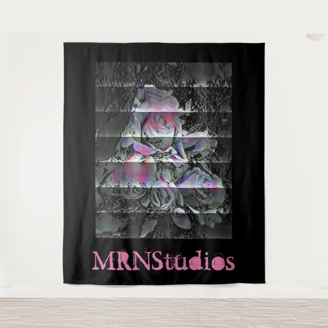 Techno Bouquet  Tapestry (Front)