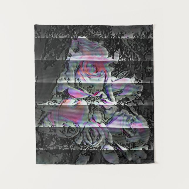 Techno Bouquet  Tapestry (Front)
