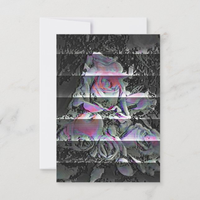 Techno Bouquet  Thank You Card (Front)