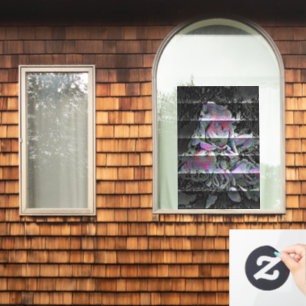 Techno Bouquet Window Cling