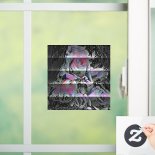 Techno Bouquet  Window Cling