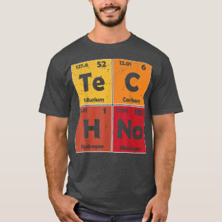 Techno Edm Chemistry Periodic Table Music Raver 29 T-Shirt