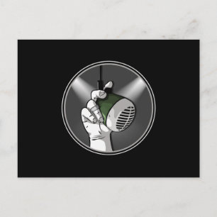 Techno Music DJ Rave Electro Trance Gift Idea Postcard