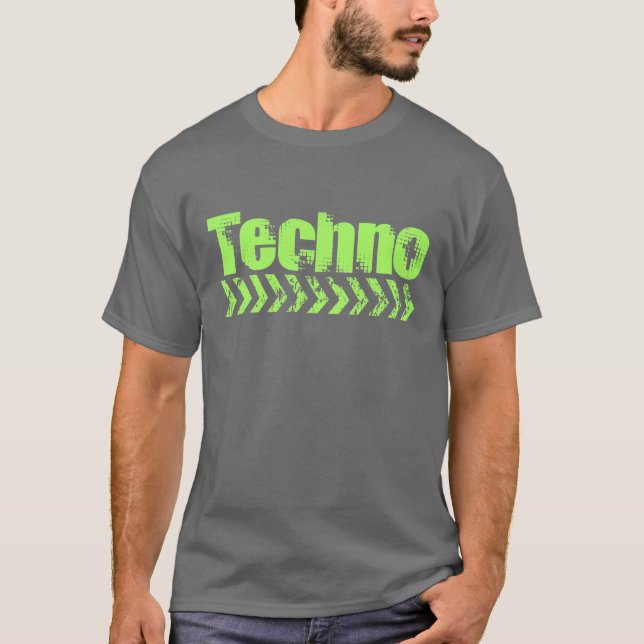 Techno Music T-Shirt (Front)
