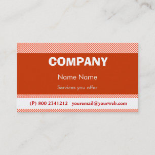 Techno Pop Retro Business Card