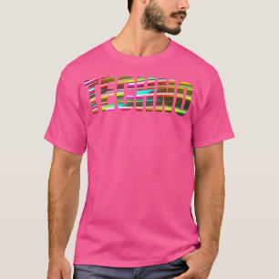 Techno Raver Dj Rave Party Edm Club Festival T-Shirt