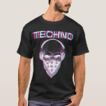 Techno Skull Glitch Trippy EDM Rave Hardstyle Gift T-Shirt<br><div class="desc">Techno Skull Glitch Trippy EDM Rave Hardstyle Gift</div>