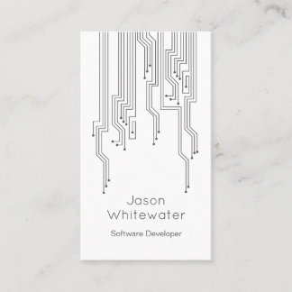 Techno Sleek Style Business Card