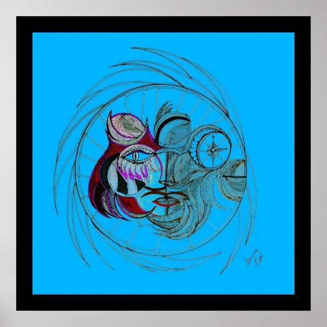 Techno Spirit Reproduction Poster (Front)