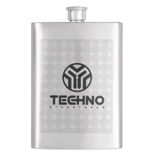 Techno Streetwear - Logo - Flask