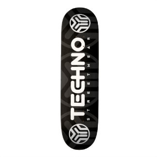 Techno Streetwear - Logo - Skateboard