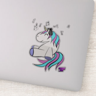Techno Uni clear vinyl sticker/ decal