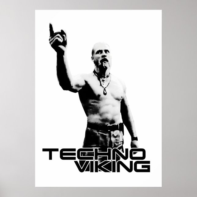 Techno Viking  Poster (Front)