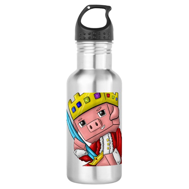 Technoblade Merch Technoblade Logo Gifts For Fans1 710 Ml Water Bottle (Front)