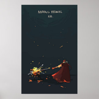 Technoblade Nothing Personal Kid  Poster