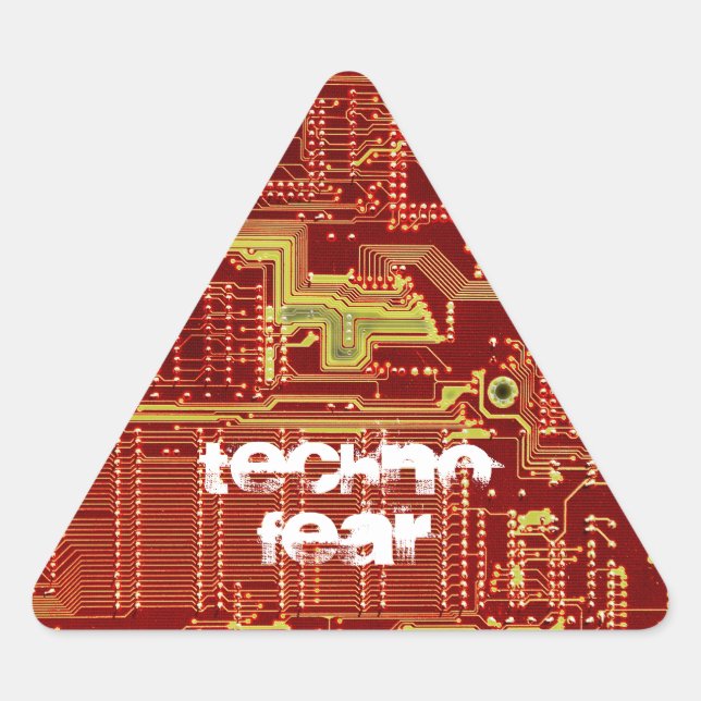 Technofear warning sticker (Front)