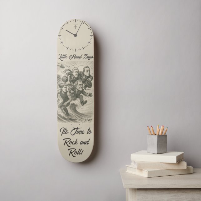 TechNoir Limited "Rock & Roll" Skateboard Deck (Wall Art)