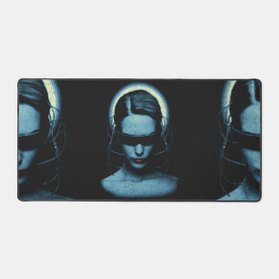 Technoir - Sci-fi Streetwear Desgin Desk Mat