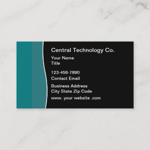 Technology Business Cards Modern Design