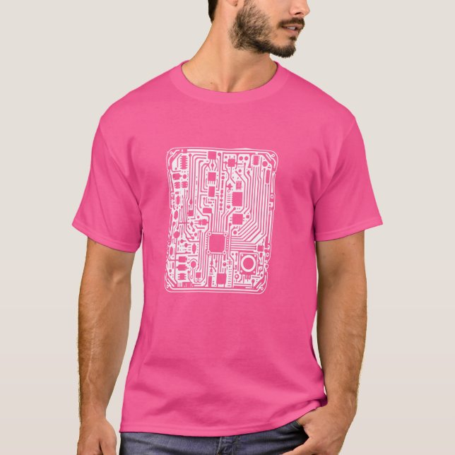 Technology. Circuit. Computer T-Shirt (Front)