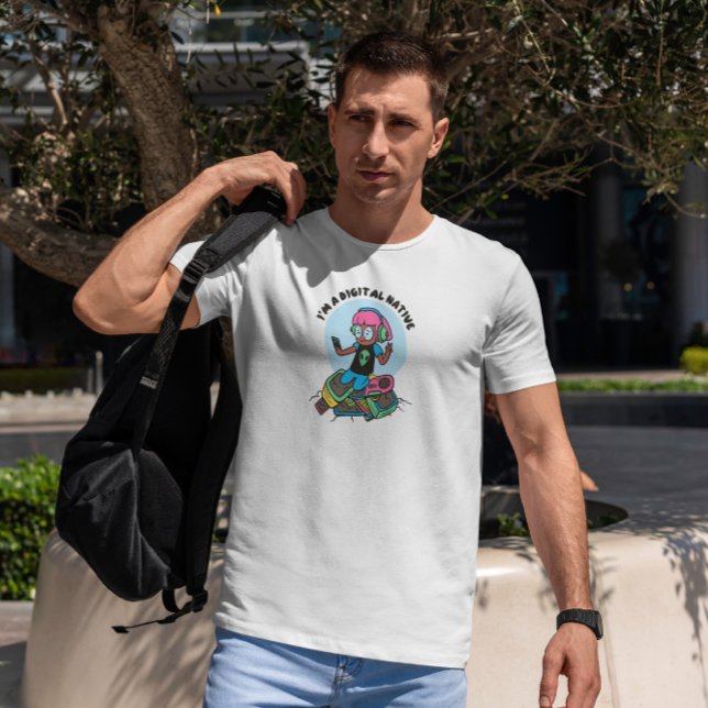 Technology Girl Selfie T-Shirt (Creator Uploaded)