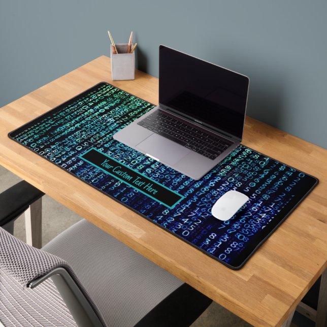 Technology Matrix Binary Code  Desk Mat (Office 2)