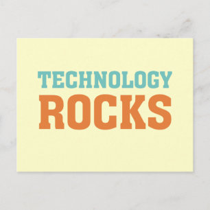 Technology Rocks Postcard