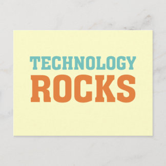 Technology Rocks Postcard