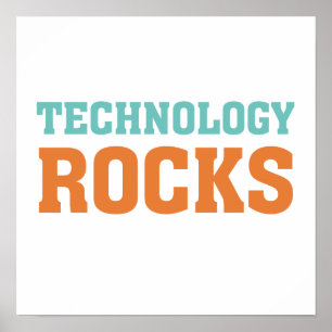 Technology Rocks Poster