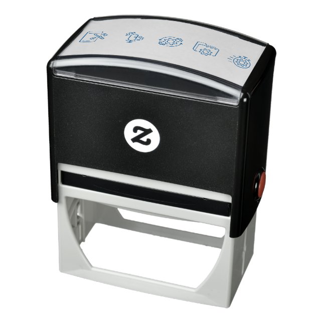 Technology tools sketch self-inking stamp (Product)