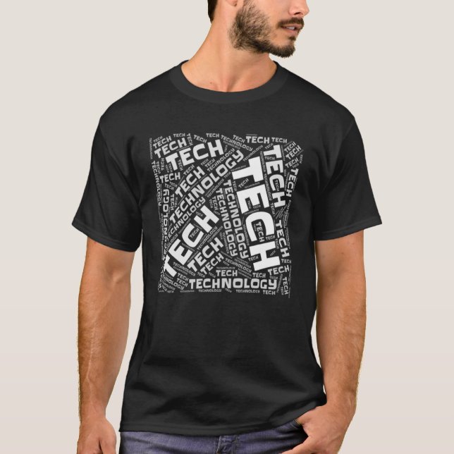 Technology Wordart Computer Programming Desktop Su T-Shirt (Front)