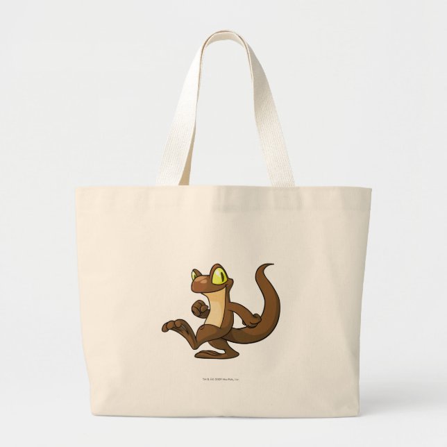 Techo Brown Large Tote Bag (Front)