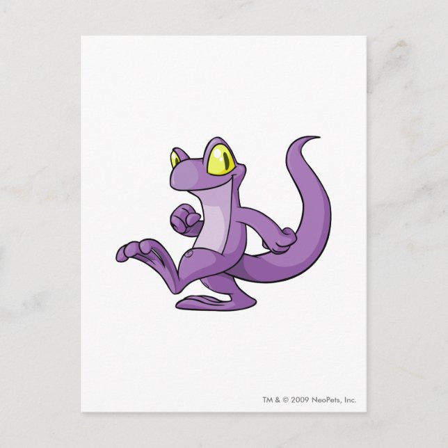 Techo Purple Postcard (Front)