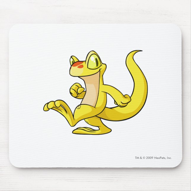 Techo Yellow Mouse Pad (Front)
