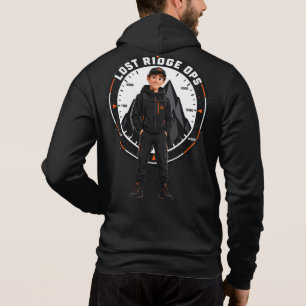Techwear Lost Ridge Ops Biker Hoodie