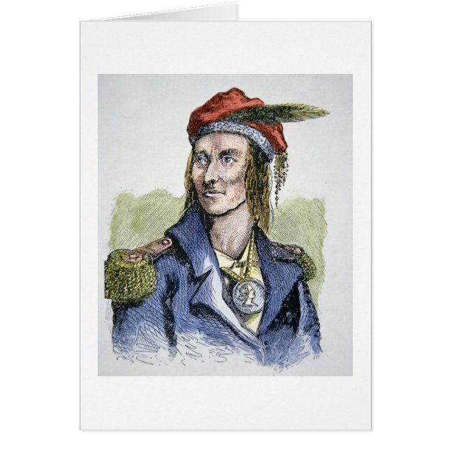 Tecumseh (1768-1813) (coloured engraving) (Front)