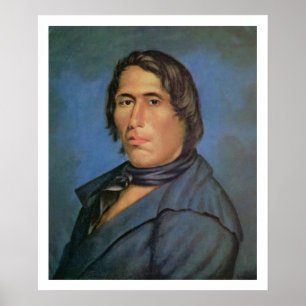 Tecumseh (1768-1813) (oil on canvas) poster