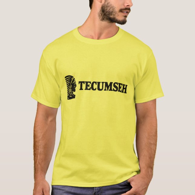 Tecumseh_Indian_Logo_BW T-Shirt (Front)