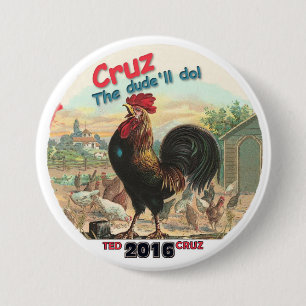 Ted Cruz 2016 7.5 Cm Round Badge