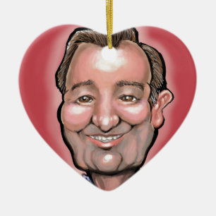 Ted Cruz Ceramic Tree Decoration