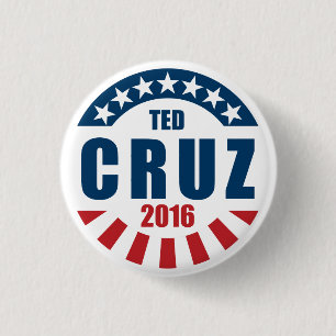 Ted Cruz for president 2016 3 Cm Round Badge