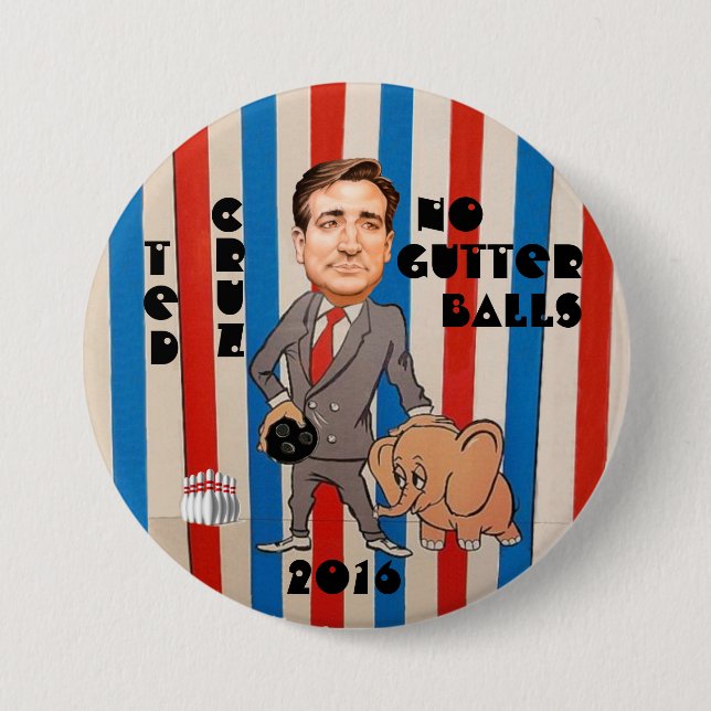 Ted Cruz for President 2016 7.5 Cm Round Badge (Front)