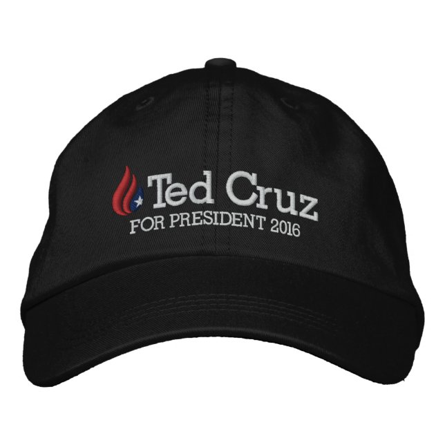 Ted Cruz for President 2016 Embroidered Hat (Front)