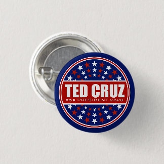 Ted Cruz for President 2028 3 Cm Round Badge