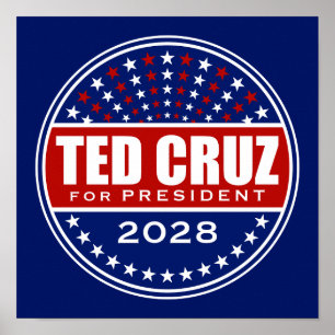 Ted Cruz for President 2028 Poster