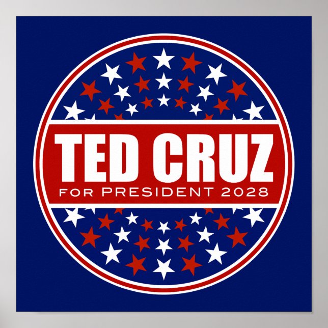 Ted Cruz for President 2028 Poster (Front)