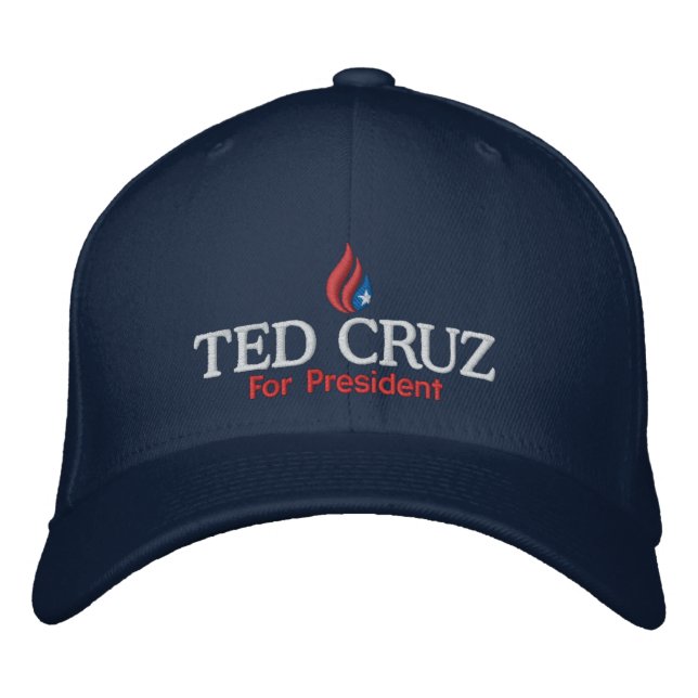Ted Cruz for President Custom Baseball Hat Cap (Front)
