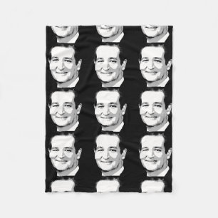 TED CRUZ PORTRAIT FLEECE BLANKET