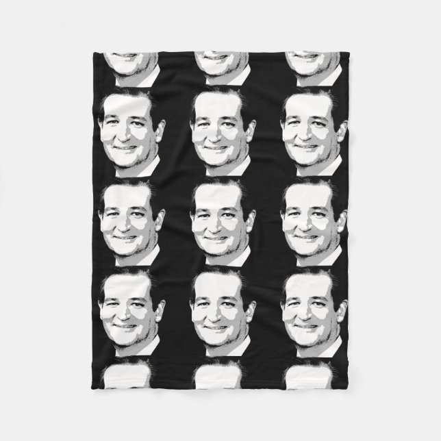 TED CRUZ PORTRAIT FLEECE BLANKET (Front)