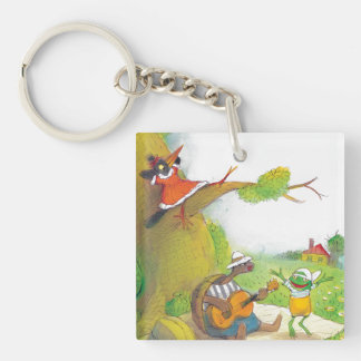 Ted, Ed and Caroll The Picnic 1 Key Ring